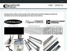Tablet Screenshot of hardware-decor.com